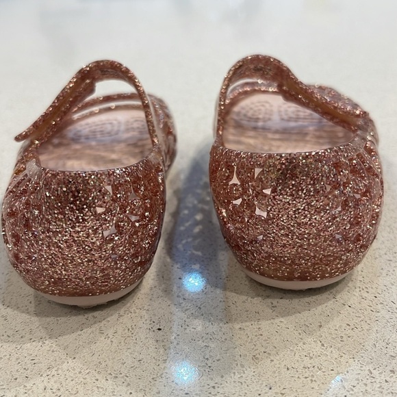 Crocs Little Girls Toddler Isabella Flower Flat size 4 - Picture 7 of 11